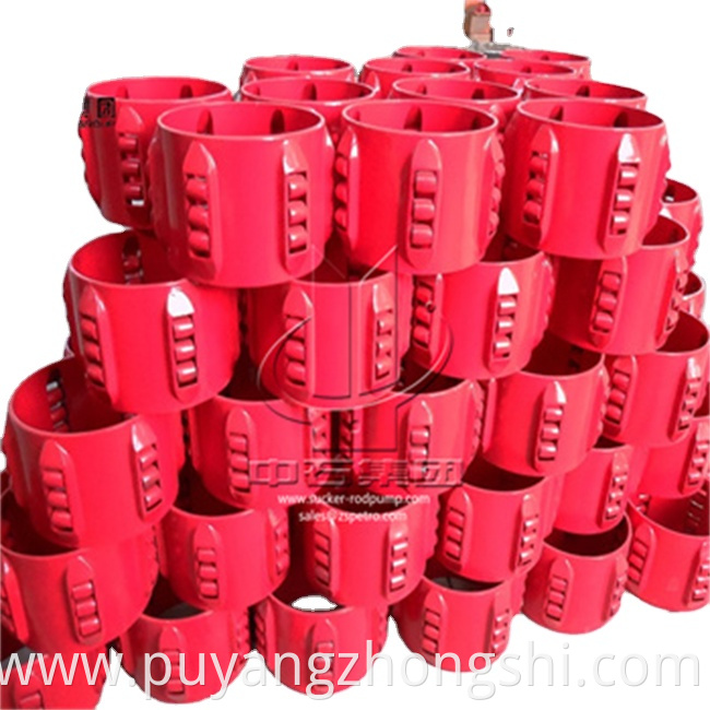 Solid Rigid Straight Vanes Bow Spring Centralizer For Casing Drilling With API